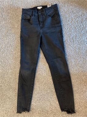 Good American Black High-Rise Skinny Jeans